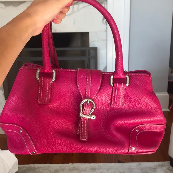 vintage pink burberry bag